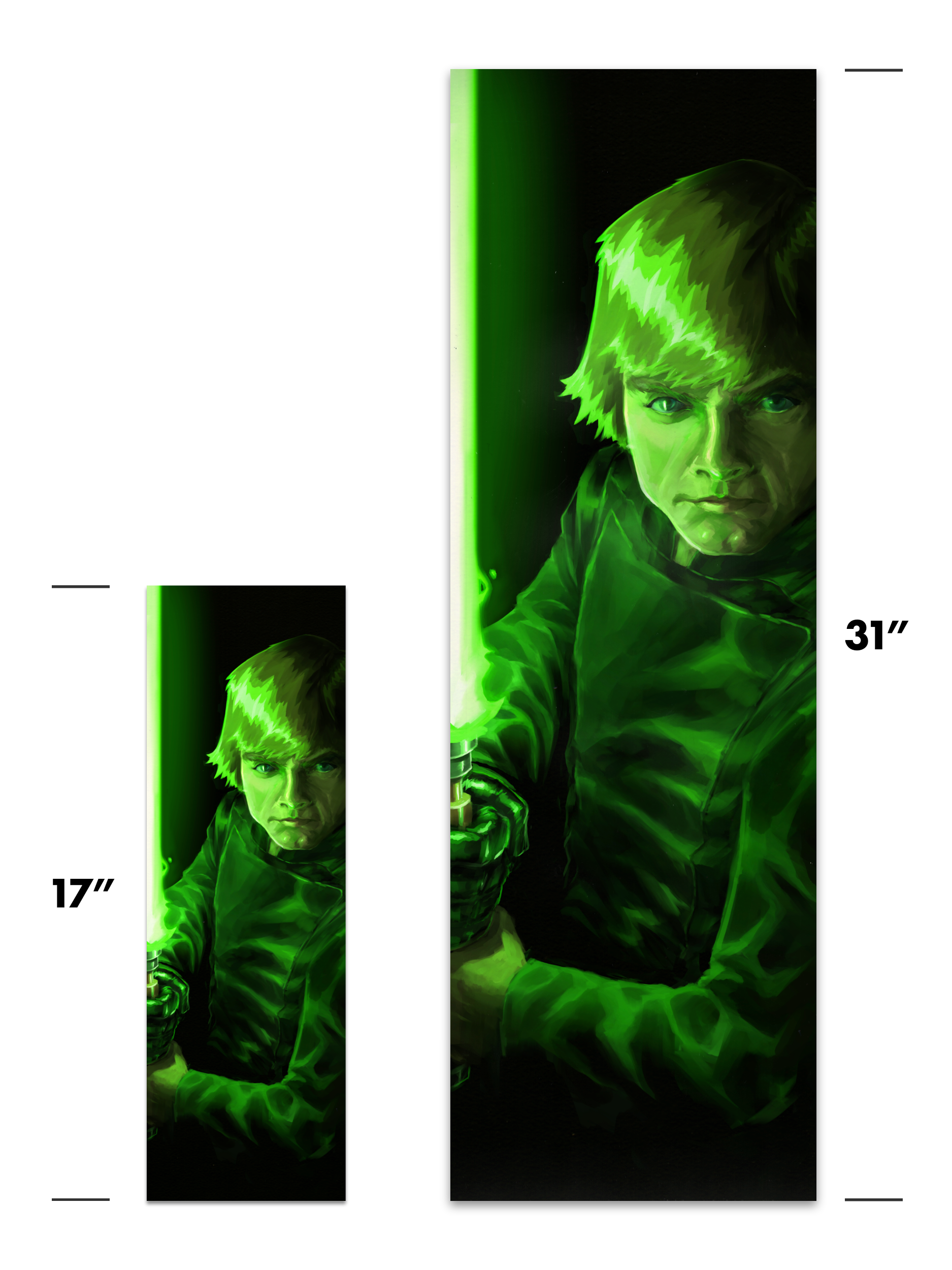 SWCJ Luke Skywalkerバッジ アートポスター Star Wars Celebration Japan 2025 Badge Art Poster - Luke